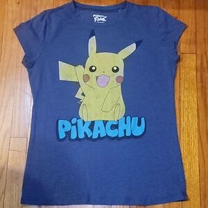 Pokemon Pikachu Kids T-Shirt - Blue and Yellow